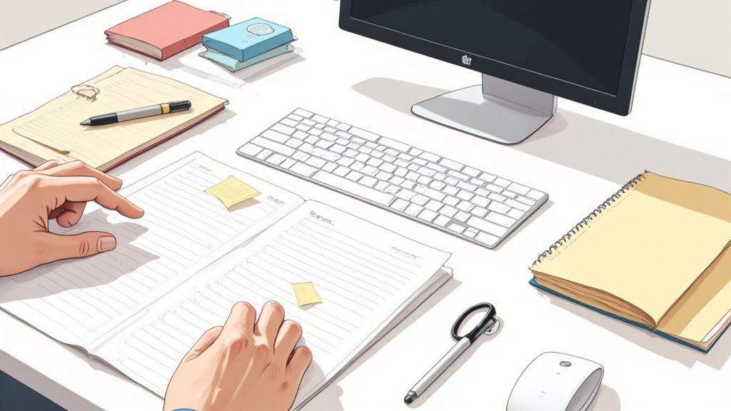 how to organize research notes