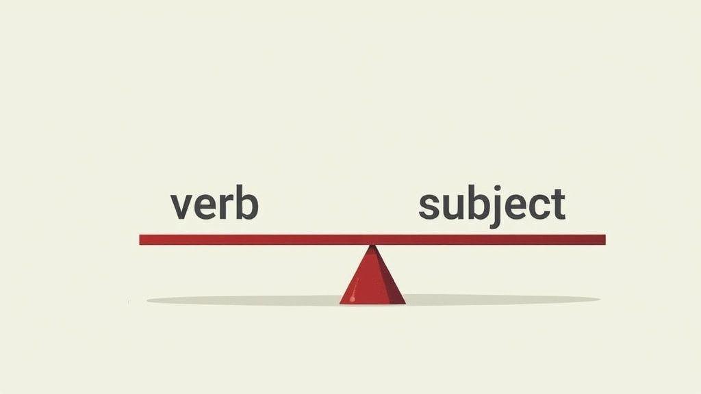 verb subject agreement