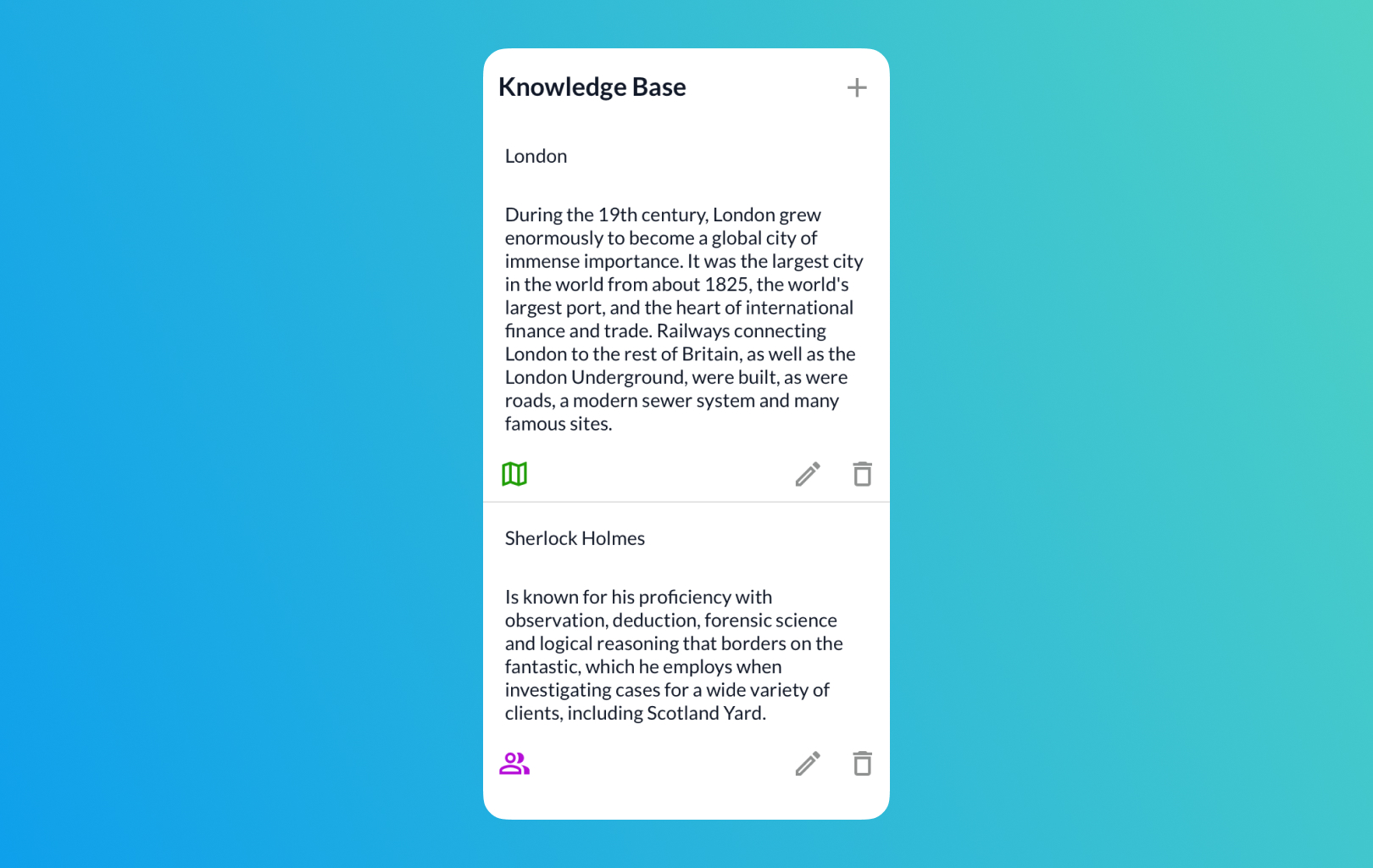 Knowledge Base