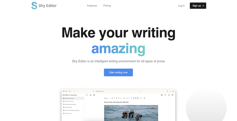 Shy Editor product image